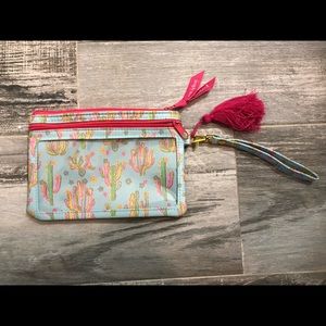 NWOT Simply Southern Wristlet/Phone Case - Cactus Print